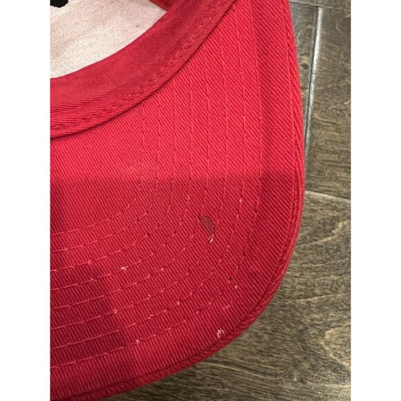 Vintage NBA Mens Red Portland TrailBlazers Adjustable Strapback Hat Baseball Cap - Picture 10 of 10